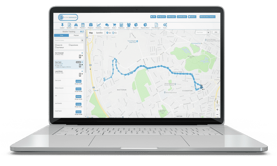 Staff Tracking software - Live Mobile Tracking System