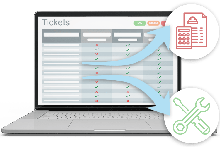 Helpdesk Ticketing System - Tickets to Quotes, Jobs and more
